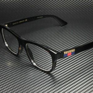 Gucci Men's Black Havana Demo Eyeglasses!